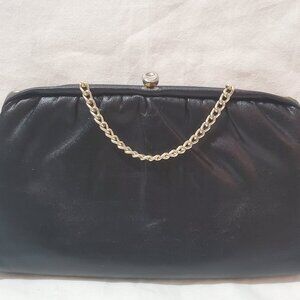 Mid-Century Pottel & Sons Montreal Evening Bag – Silver Chain Handle